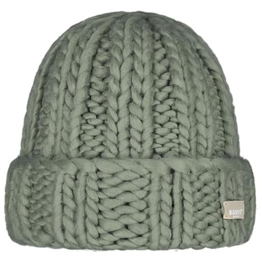 Barts berretto verde ermitta beanie pale army grande maglia in filato islandese morbido, verde, taglia unica