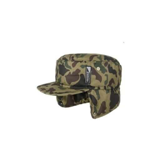 Generico cappello piumino armycap con copriorecchie uomo - berretto idrorepellente foderato (it, numero, 58, mimetico)