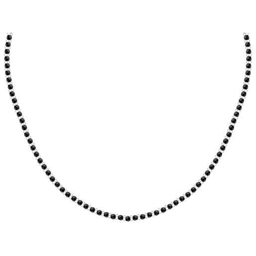 Morellato collana uomo in acciaio, agata naturale, collezione pietre - s1728