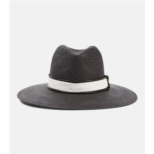 Brunello Cucinelli fedora in paglia con monili