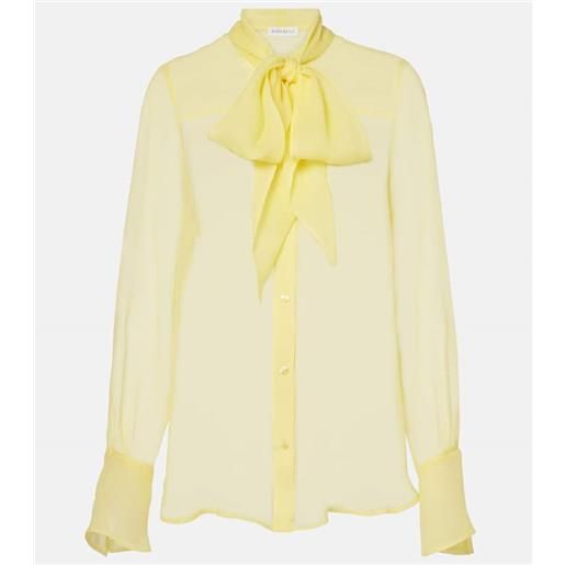 Nina Ricci blusa in chiffon di seta