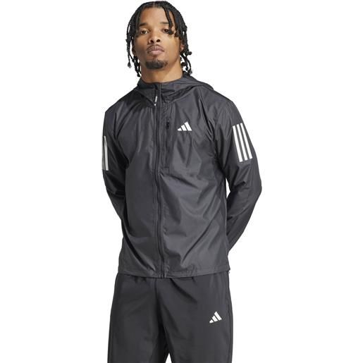 Adidas giacca uomo adidas own the run nero