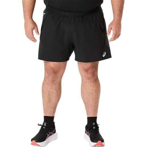 Asics shorts uomo Asics road 5 in nero