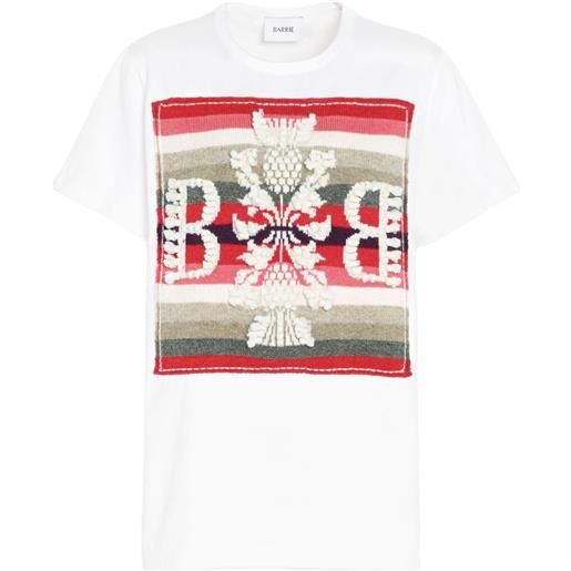 Barrie t-shirt con applicazione - bianco