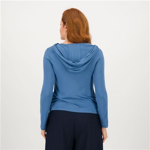 Caterina Lancini maglia con viscosa e lana con cappuccio