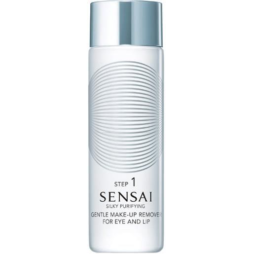 Sensai silky purifying step 1 pulizia profonda gentle make-up remover for eye and lip - 100 ml