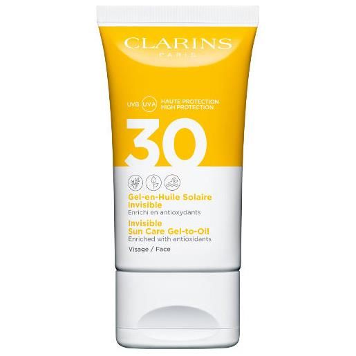 Clarins gel-en-huile solaire invisible spf 30 - 50 ml
