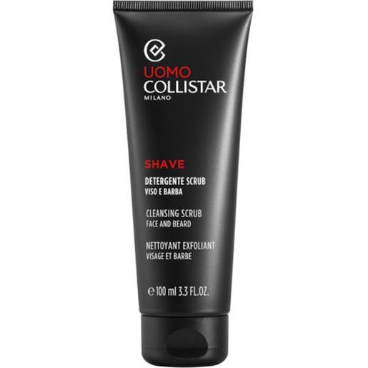 Collistar detergente scrub viso e barba - uomo 100 ml - 100 ml