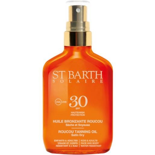 Ligne St Barth huile bronzante roucou spf 30 100 ml - 100 ml