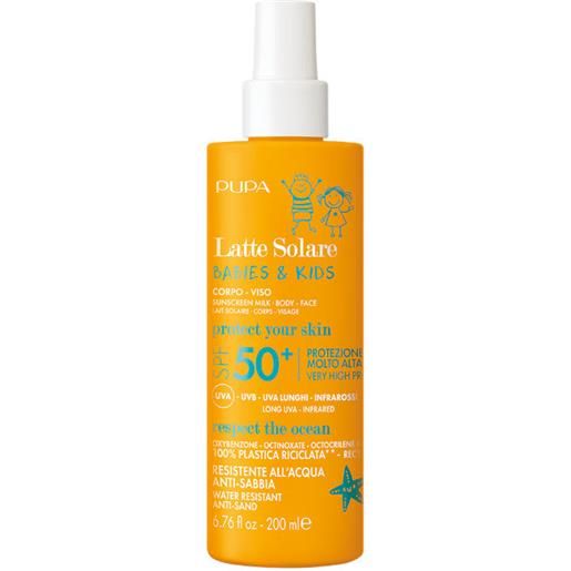 Pupa babies & kids latte solare spf 50+ - 200 ml