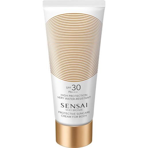 Sensai silky bronze - protective suncare cream for body spf30 - 150 ml