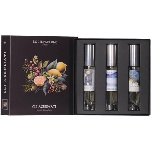 Eolieparfums Eolieparfums - gli agrumati - 3 x 15 ml