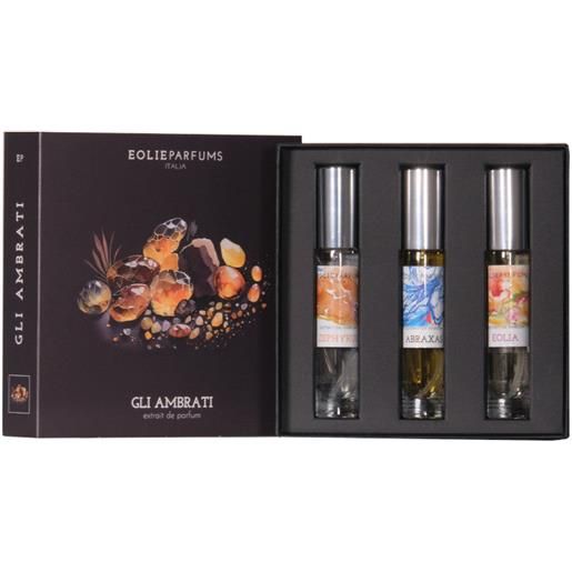 Eolieparfums Eolieparfums - gli ambrati - 3 x 15 ml