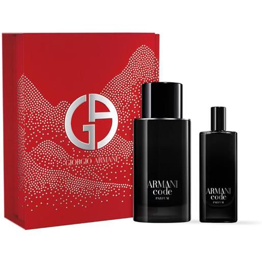 Armani Armani code homme parfum cofanetto - 75 ml parfum + 15 ml parfum