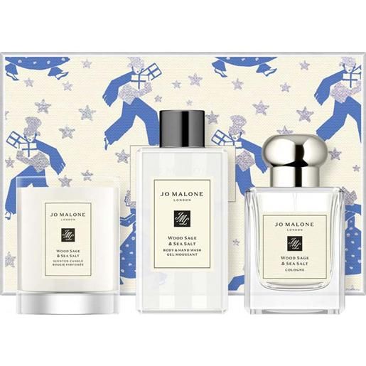 Jo Malone London Jo Malone London wood sage & sea salt collection limited edition 50 ml cologne + 100 ml body & hand wash + 65 gr candela - 50 ml cologne + 100 ml body & hand wash + 65 gr candela