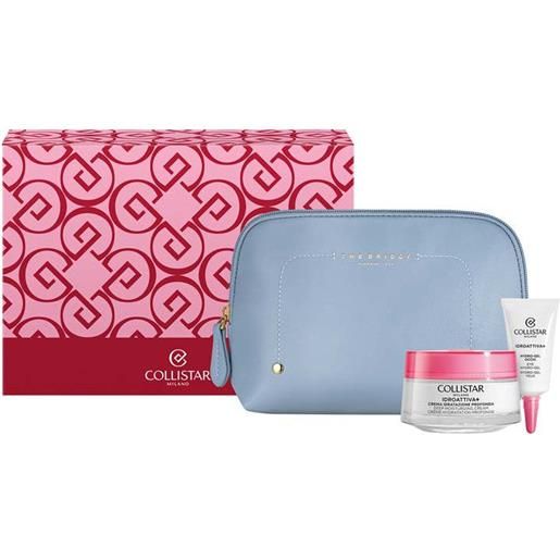 Collistar idro. Attiva+ crema di idratazione profonda cofanetto 50 ml crema viso + 5 ml hydro-gel occhi + beauty-bag the bridge - 50 ml crema viso + 5 ml hydro-gel occhi + beauty-bag the bridge