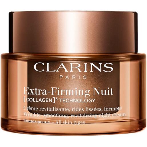 Clarins extra-firming nuit [collagen]³ technology - tutti i tipi di pelle - 50 ml