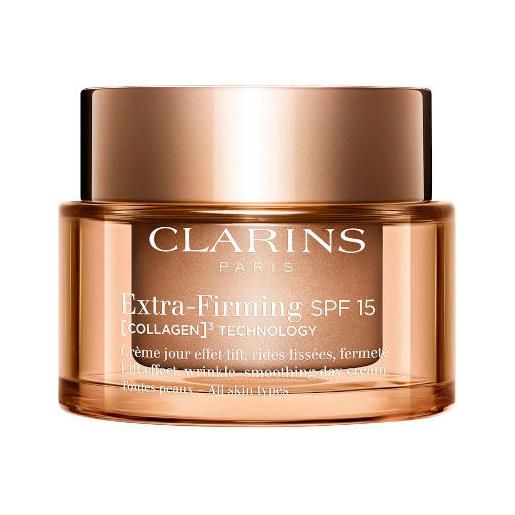 Clarins extra-firming jour [collagen]³ technology spf 15 - tutti i tipi di pelle - 50 ml