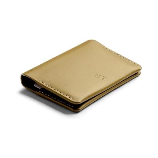 Yoshi - Porta carte di credito compatto con blocco RFID, in vera pelle