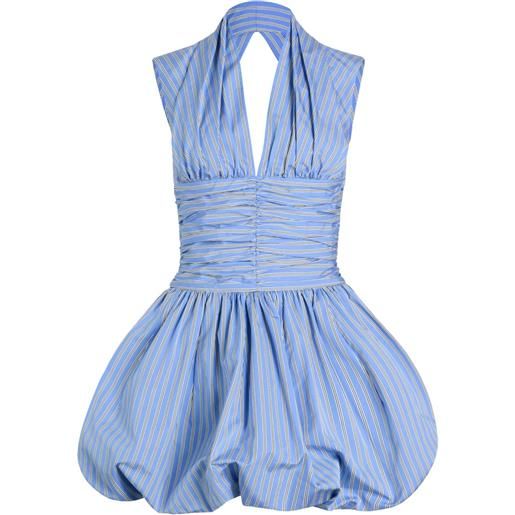 Patou abito corto a righe - blu