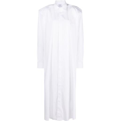 VETEMENTS chemisier a maniche lunghe - bianco