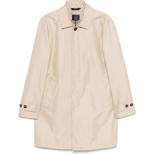 Fay cappotto con design a strati - marrone