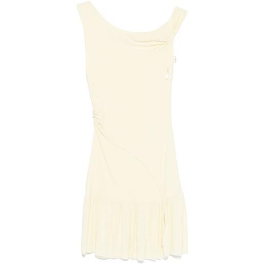 MANURÍ abito corto coco - giallo