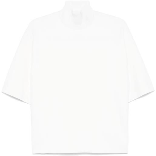 Theory t-shirt a collo alto - bianco