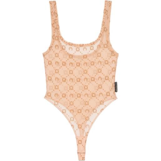 Marine Serre body in rete - toni neutri