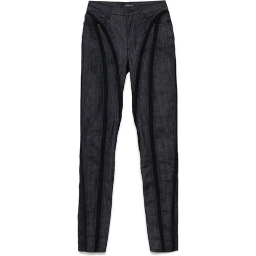 Mugler jeans skinny - blu