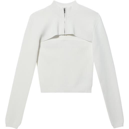 Juun.J maglione a collo alto - bianco