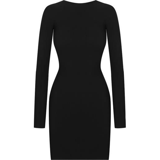 Maison Close abito corto nuit infinie con schiena scoperta - nero