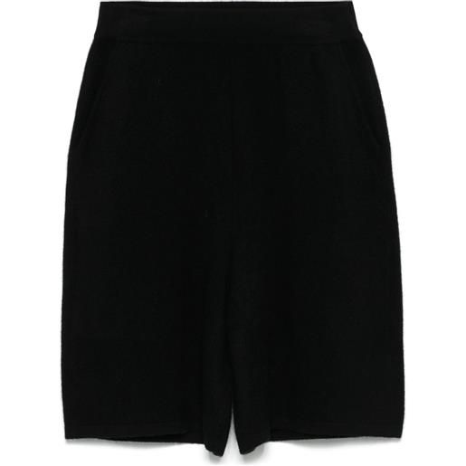 Frenckenberger shorts in cashmere - black