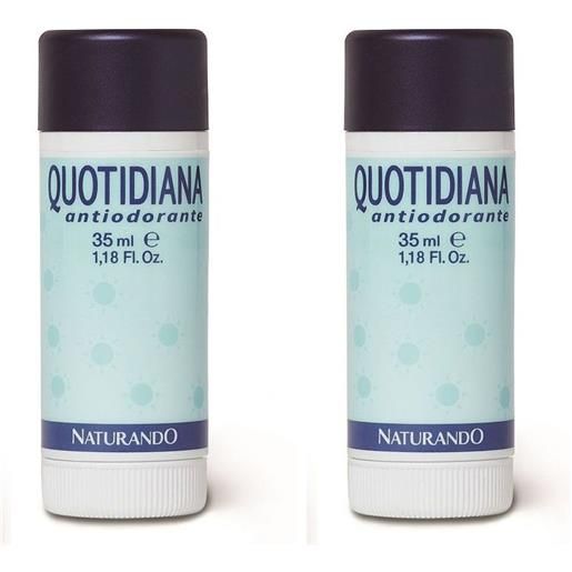 Naturando Srl quotidiana antiodorante stick 35 ml set da 2 2x35 ml