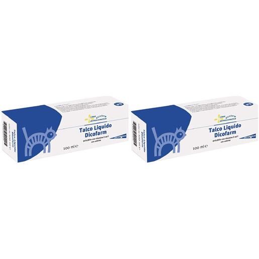 Dicofarm SpA dicofarm talco liquido set da 2 2x100 ml pomata