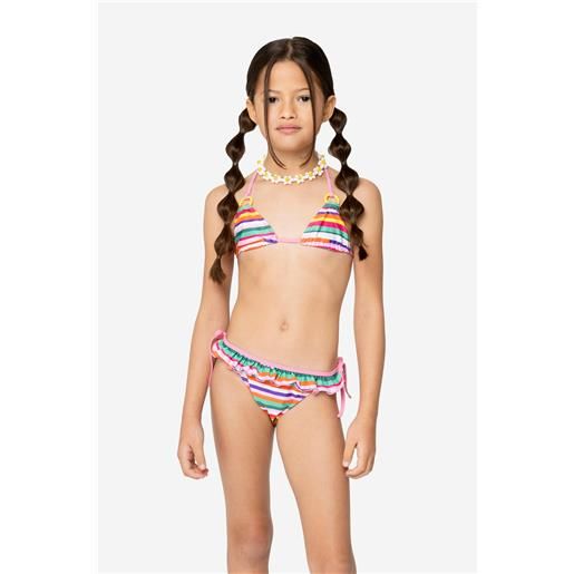 4giveness bikini girl triangolo e slip stripes latino