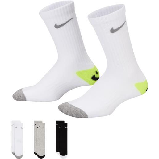 NIKE 6pk smiley crew calze bambini paia