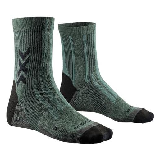 X-Bionic x-socks ankle socks, dark sage/black, 35-38 uomini, dark sage/black, 35-38