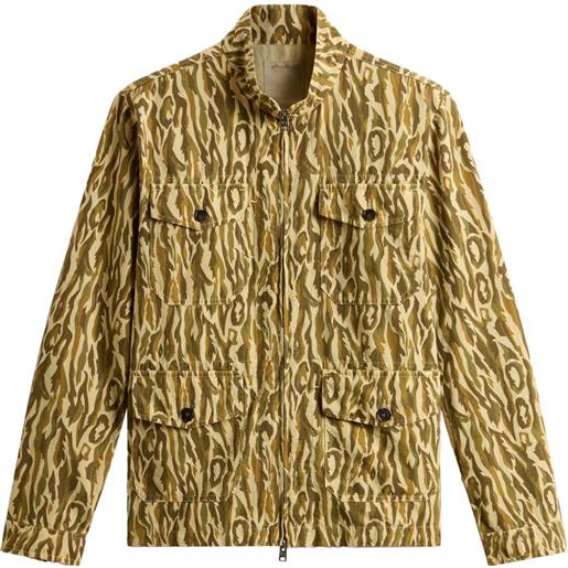 Woolrich giacca-camicia shadowbark - toni neutri