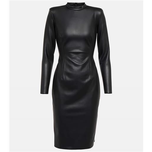 Wolford abito midi in similpelle