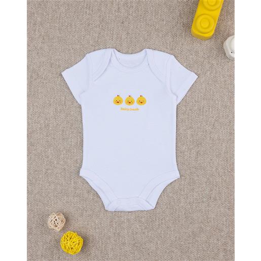 Prénatal body unisex smile ricamo paperelle