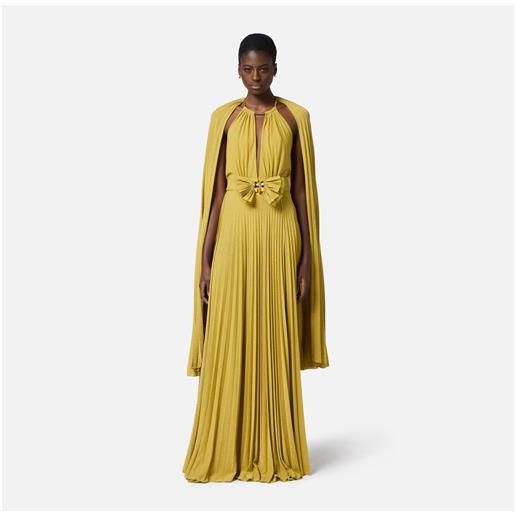 Elisabetta Franchi abito lungo donna curry