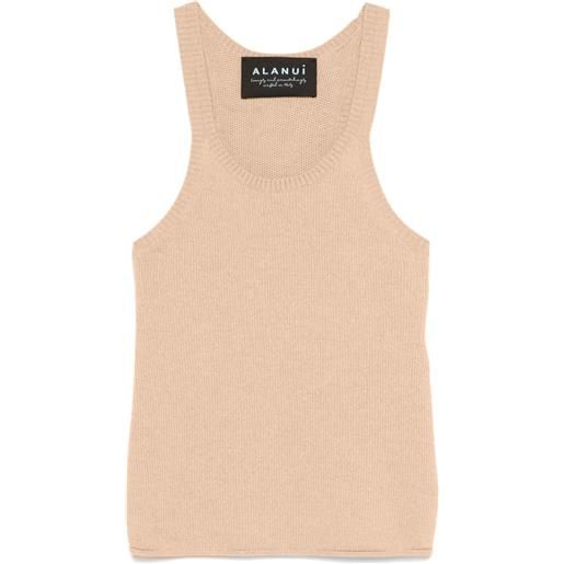 Alanui canotta finest - toni neutri