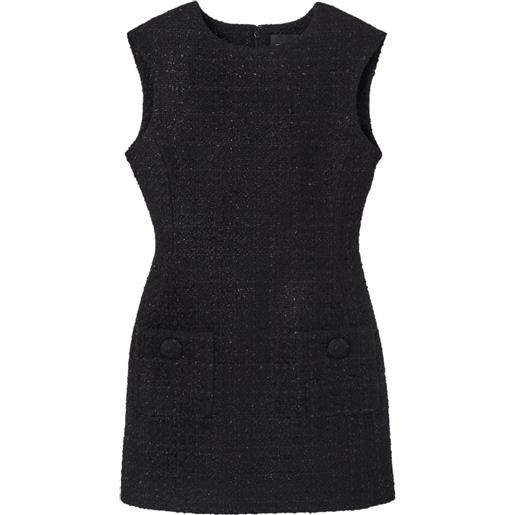 Marc Jacobs abito corto in tweed - nero