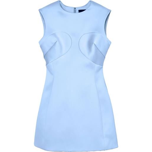 Marc Jacobs abito corto satinato - blu