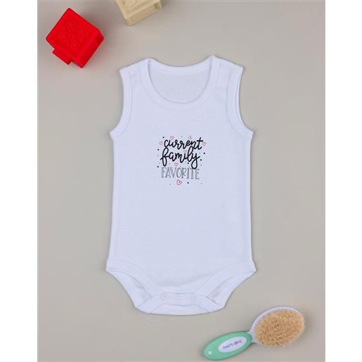 Prénatal body unisex bianco "family"