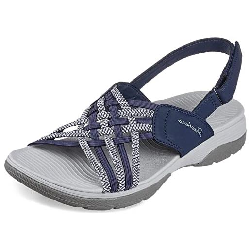 Easy Spirit Mavey - Sandali Bassi Comfort Donna, Marrone, Taglia 35.5, Con Supporto Plantare - 2
