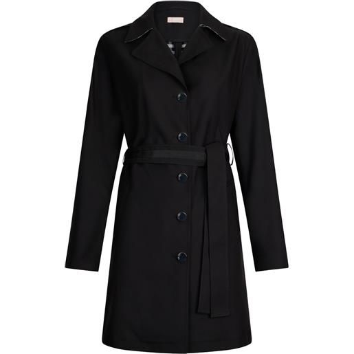 LIU JO trench con cintura - nero
