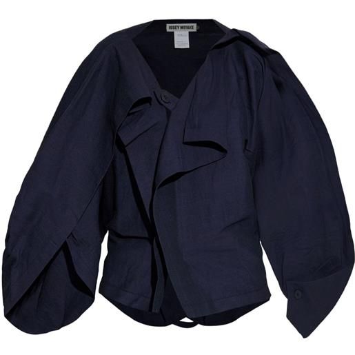 Issey Miyake blusa con ruches