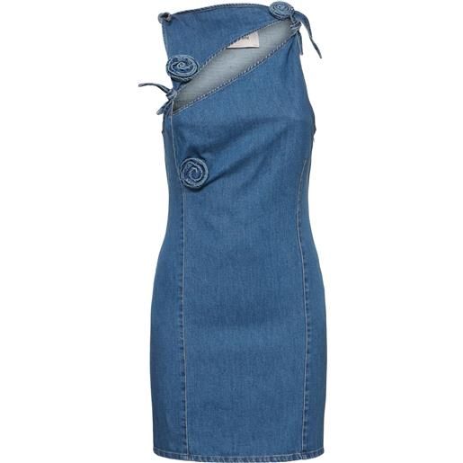 COPERNI vestito asimmetrico in denim
